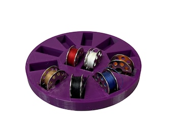 Portabobinas de color morado oscuro, estilo U, para máquinas de coser industriales Juki Cobra Cowboy Adler Artisan Seiko Pfaff Brother