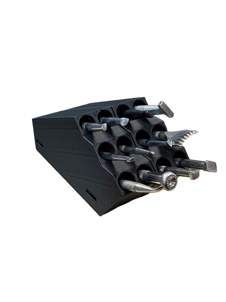 Modular Tool Rack Holds 6 Tools Use for Leather Stamping Tools Made in ...