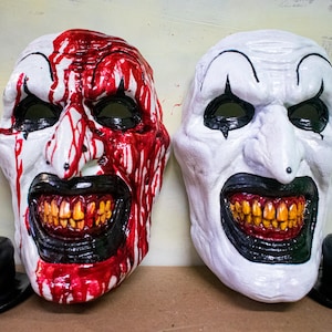 Erwachsenengröße Art die Clown Hartschalenmaske