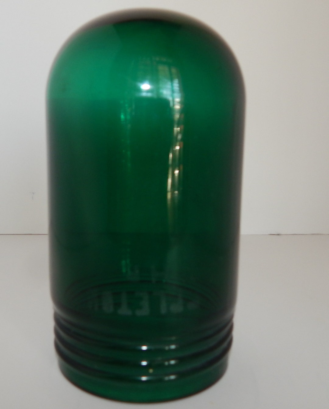 Appleton Vintage Teal Green Glass Safety Light Explosion Proof Etsy