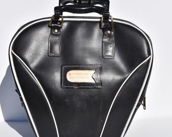 EMIS★VINTAGE BOWLING BAG★ VINTAGE MINI BOWLING BAG-BLACK - EMIS