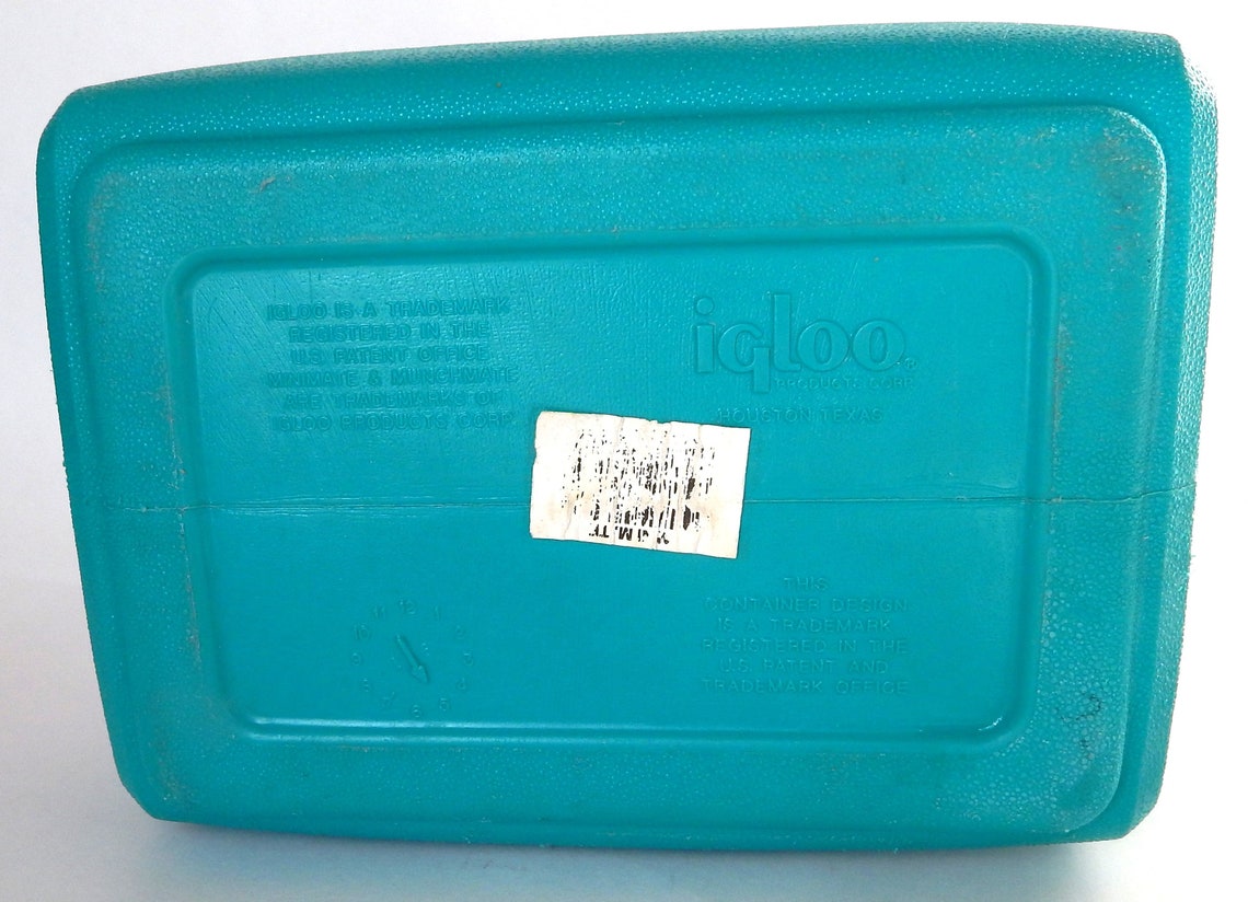Vintage Mini Mate Igloo Cooler Teal Etsy