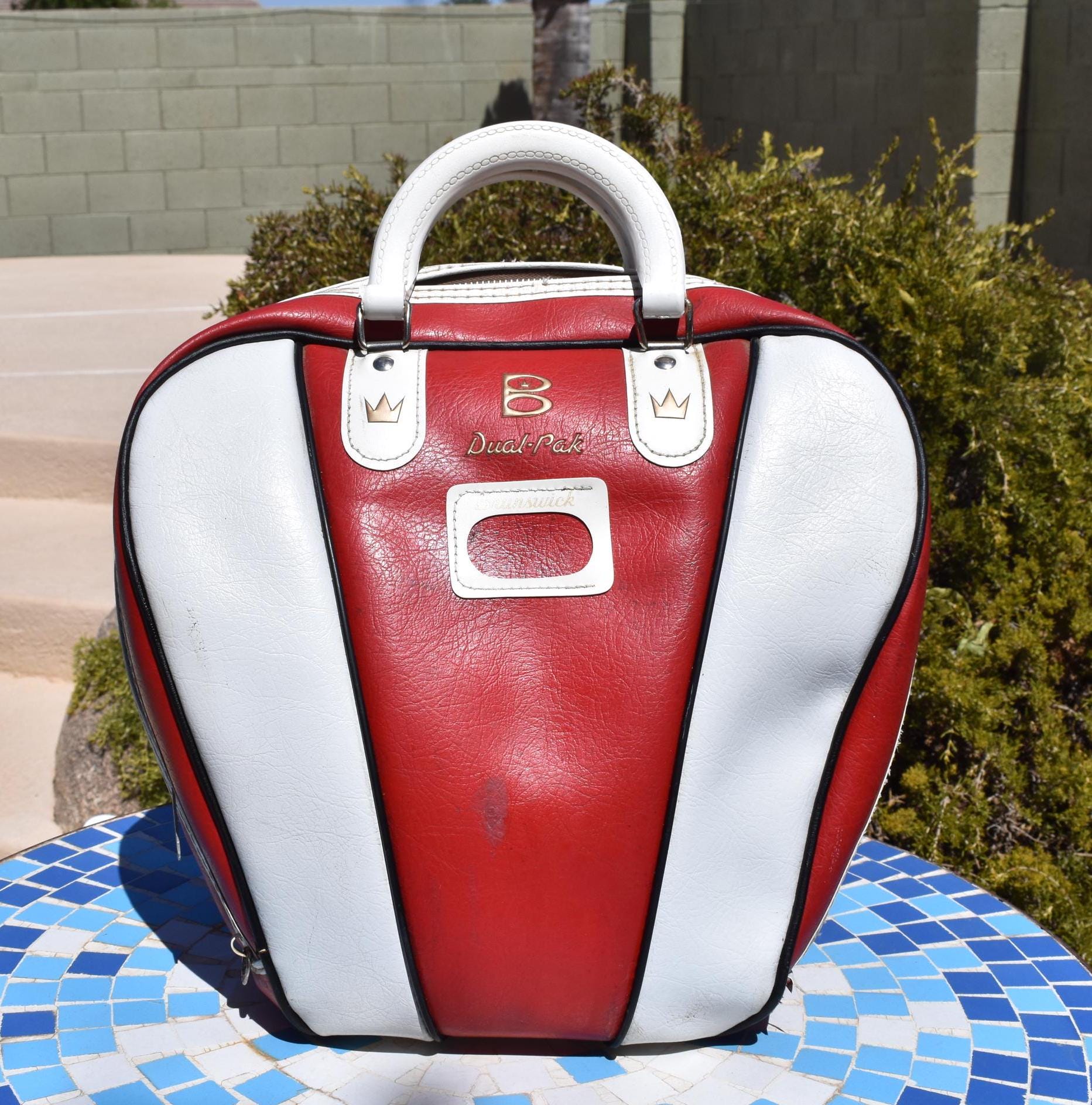 ★Marithe + Francois Girbaud★ CLASSIC LOGO BOWLING BAG red BAG - MARITHE FRANCOIS GIRBAUD