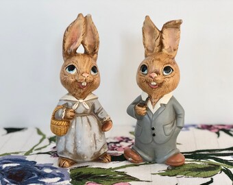 Mr and Mrs Bunny | Etsy