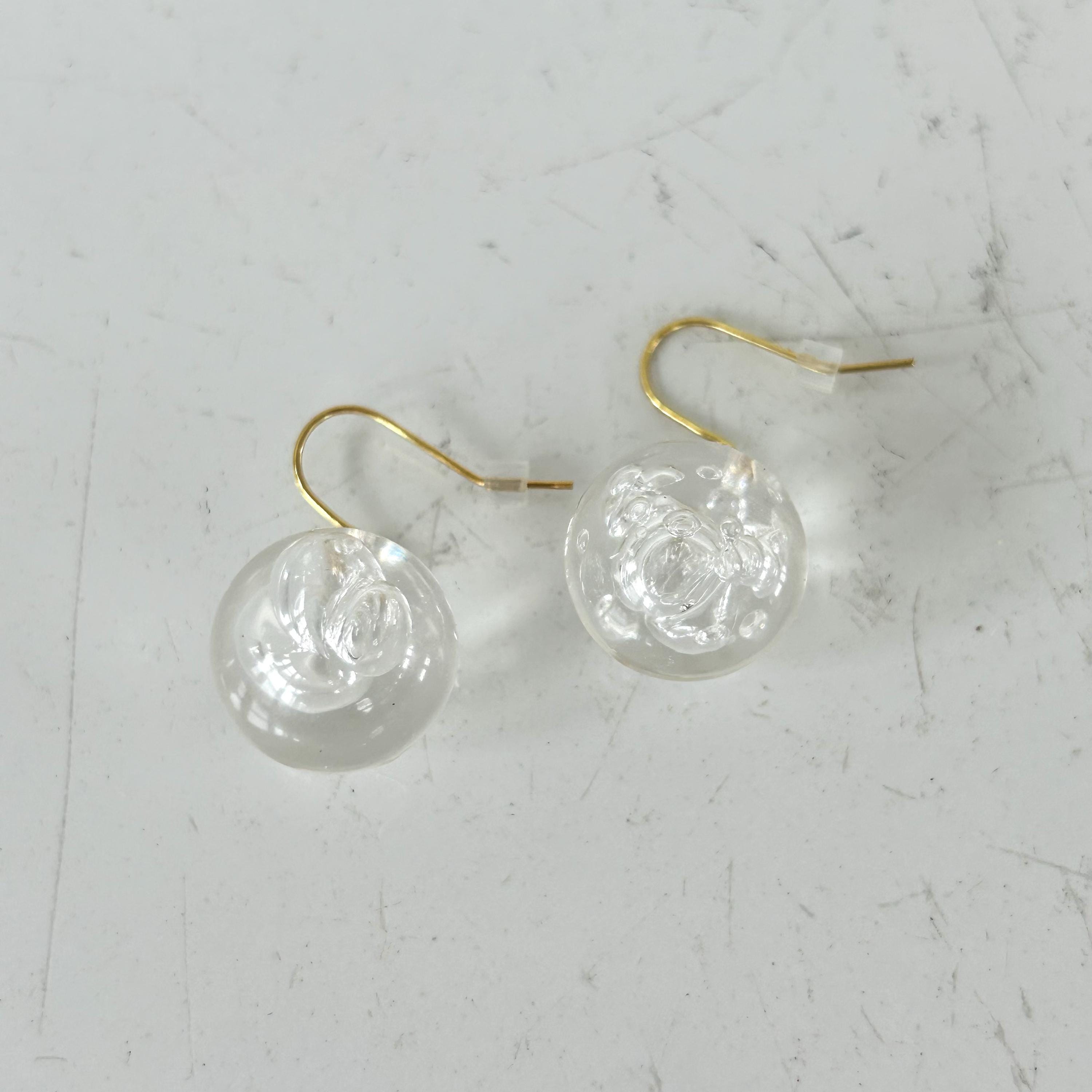 ■VINTAGE HOLLYWOOD■ Clear Bubble Earrings VH2336EA012B il_fullxfull.3421289817_q4zd.jpg