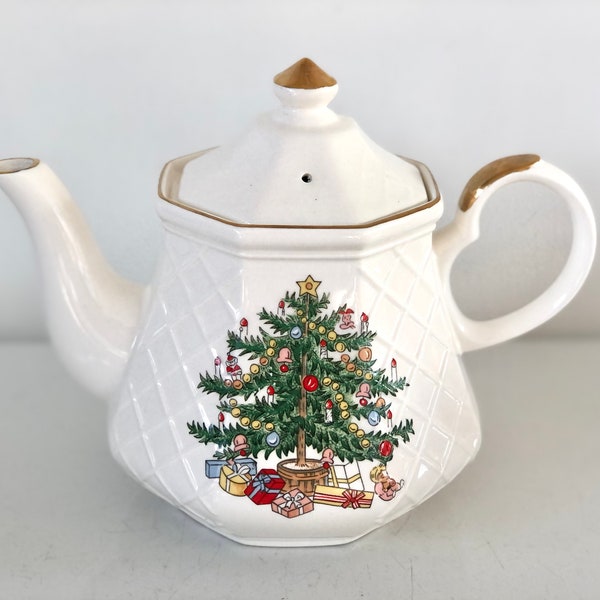 Christmas Teapot Etsy