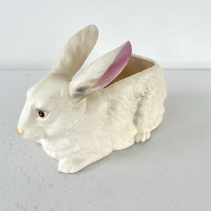 レフトン　ヴィンテージ　ラビットプランター Lefton Bunny Planter - Etsy