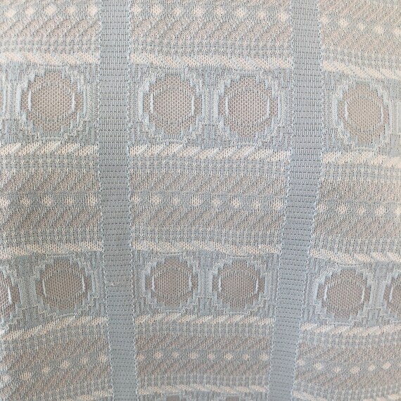 Vintage dress pastel blue knit shift dress Large … - image 6