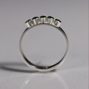 5 Stone Ring Sapphire made to order image 4