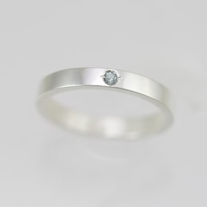 1 bague mère en pierre, petite en argent sterling (faite sur commande)