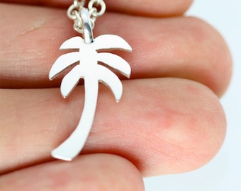 Palm Tree Necklace, Medium (sterling silver)