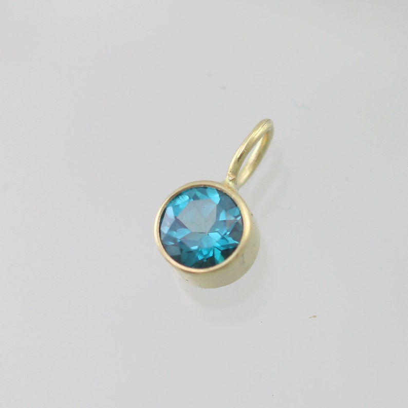 Vert Topaze Goutte Pendentif Xl 14ky Or Etsy