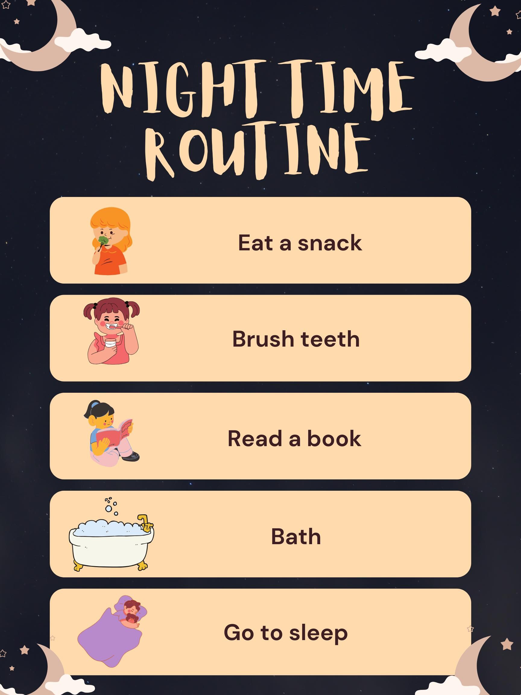 Visual Schedule for Autistic Children – Instant Digital Download ...