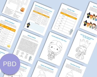 The Wizard Of Oz Activity Pages