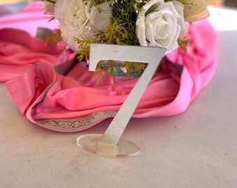 Mirror Silver Table Numbers, Table Numbers Wedding, Acrylic Numbers Wedding Gold Mirror Decor, Wedding Table Numbers, Numeric Table Numbers