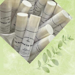 Natural Lip Balm, Shea Butter Lip Balm, Moisturizing Lip Balm