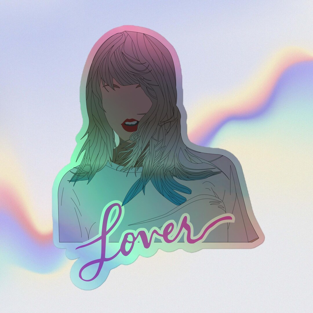 Lover Fan Art Holographic Sticker - Etsy