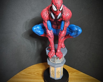 Buste de Spiderman en Impression 3D – Hauteur 20 cm – | Gsun 3d France