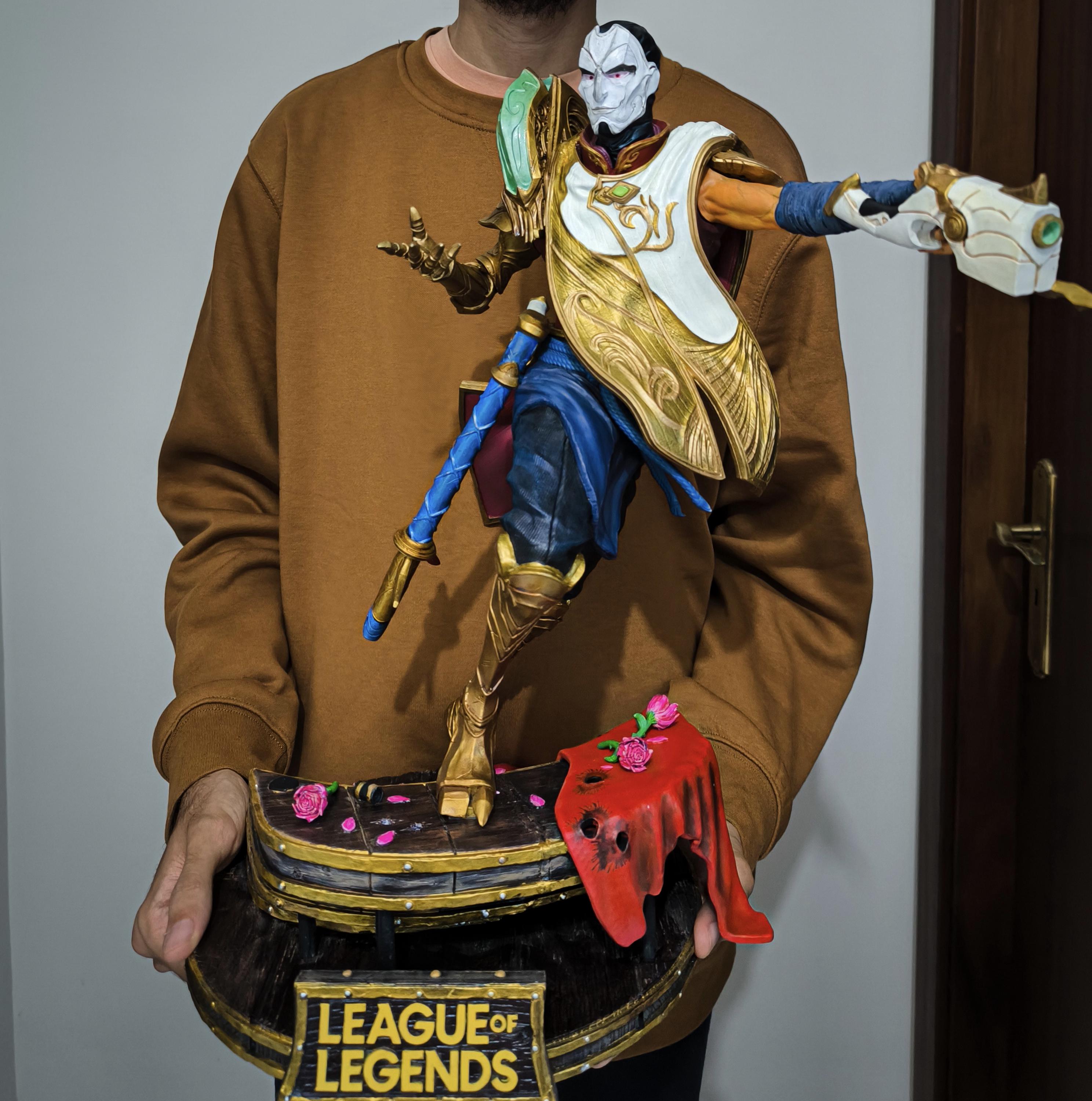 Jhin Figure – League of Legends Collectible | 47cm Hand Painted 3D