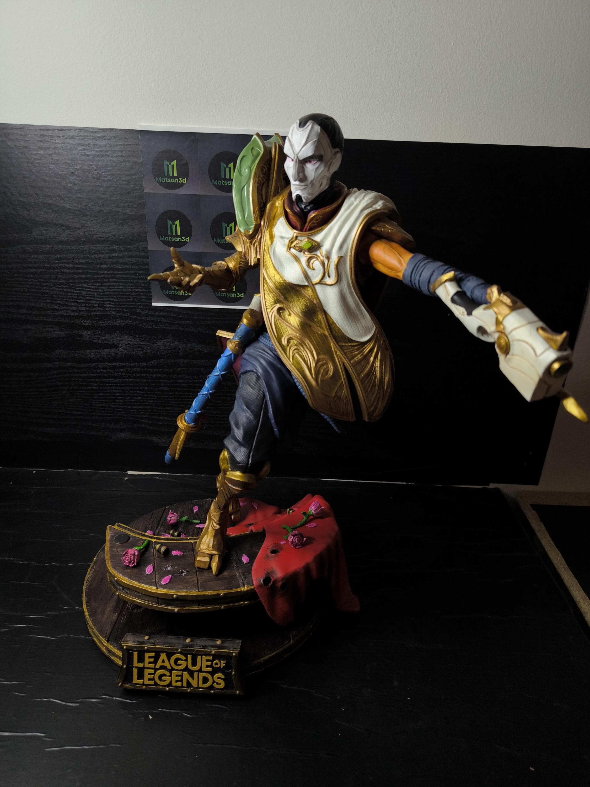 JHIN リーグオブレジェンド フィギュア LOL Jhin Figure – League of Legends Collectible | 47cm Hand Painted 3D