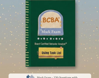 BCBA Mock Exam | 200 Realistic Questions with Feedback