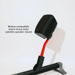 Motion rig compatible minimalist sim racing / flight sim surround speaker mount (set of 2)