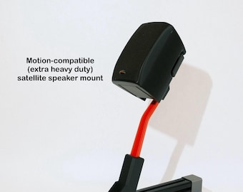 Motion rig compatible sim racing / flight sim surround speaker riser (set of 2)