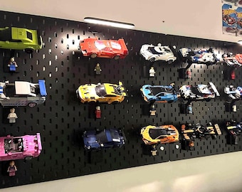 Speed Champions 2-way Display Mount for Ikea SKADIS | Sim Room Decor