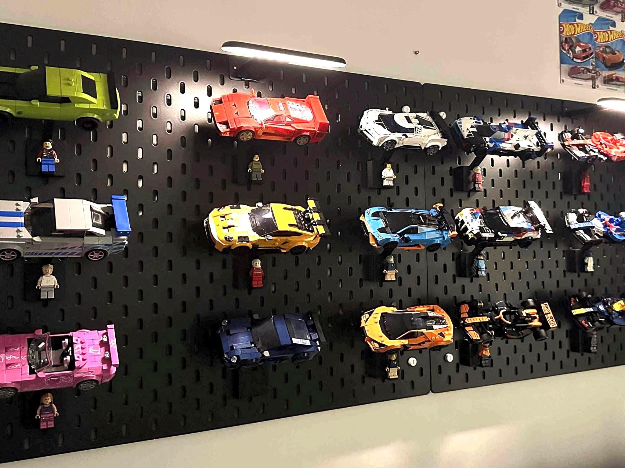 Speed Champions 2-way Display Mount for Ikea SKADIS | Sim Room
