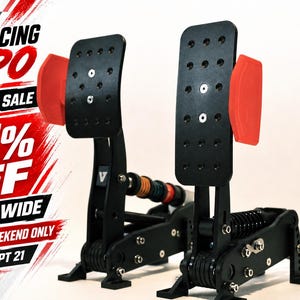 VNM Pedal Sidostopp | Klippbart fotskydd för VNM Pro & Lite Pedaler | Fotguide med justerbar bredd