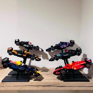 2025 F1 Lego Speed Champions Display Stands | Shelf Display | Desk Stands