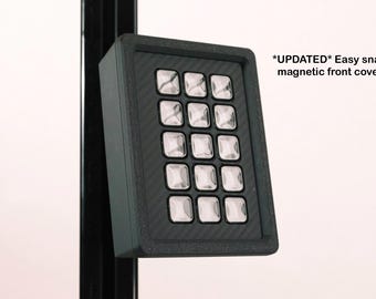 Stream Deck (Mk1, Mk2, Mk3) Magnetic Cover Button Box Enclosure for Sim Racing / Flight Sim 8040 Aluminium Rigs