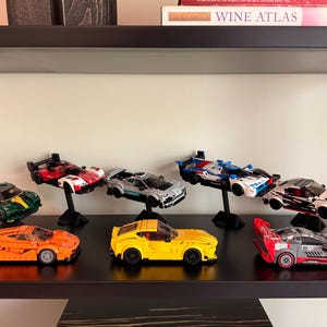 Minimalist Speed Champions 6-way display stand