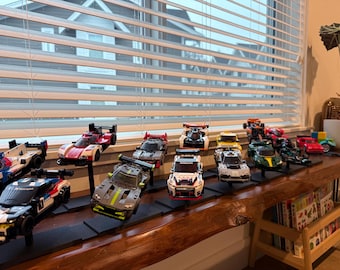 Soportes de exhibición de 6 vías Speed Champions / Exhibición de escritorio y estante / Decoración para sala de simulación