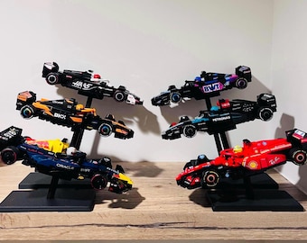 F1 Speed Champions Display Stand | F1 Lego & Brick Set | Sim Room Decor