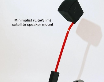 Minimalist sim racing / flight sim surround speaker riser (set of 2)