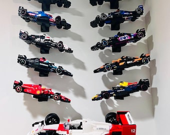 F1 Speed Champion Wall Display Mount | Sim Room Decor | Bricks Mount
