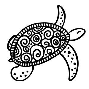 Turtle svg/ sea turtle svg/ tortoise svg/ sea svg/ decal/ stencil/ vinyl/ cut file/ vector