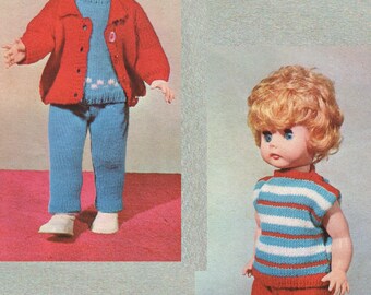 Post Free Dolls Clothes Knitting Pattern 4plyyarn Daisy Post Free Dolls Clothes Knitting Pattern 4plyyarn Daisy