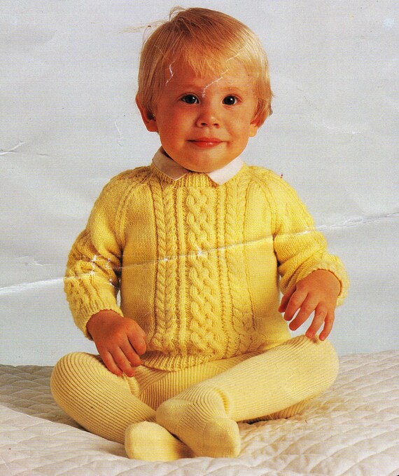 baby cable knit sweater pattern