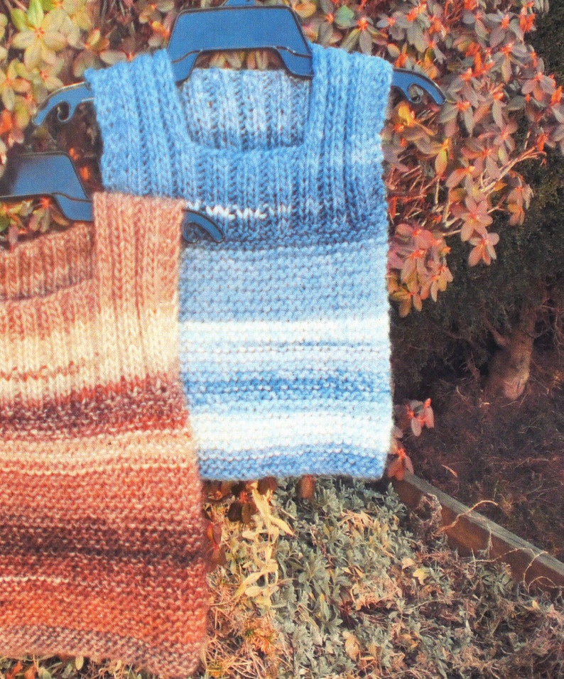 PDF Baby Knitting Pattern/Child's Garter Stitch and Rib Etsy