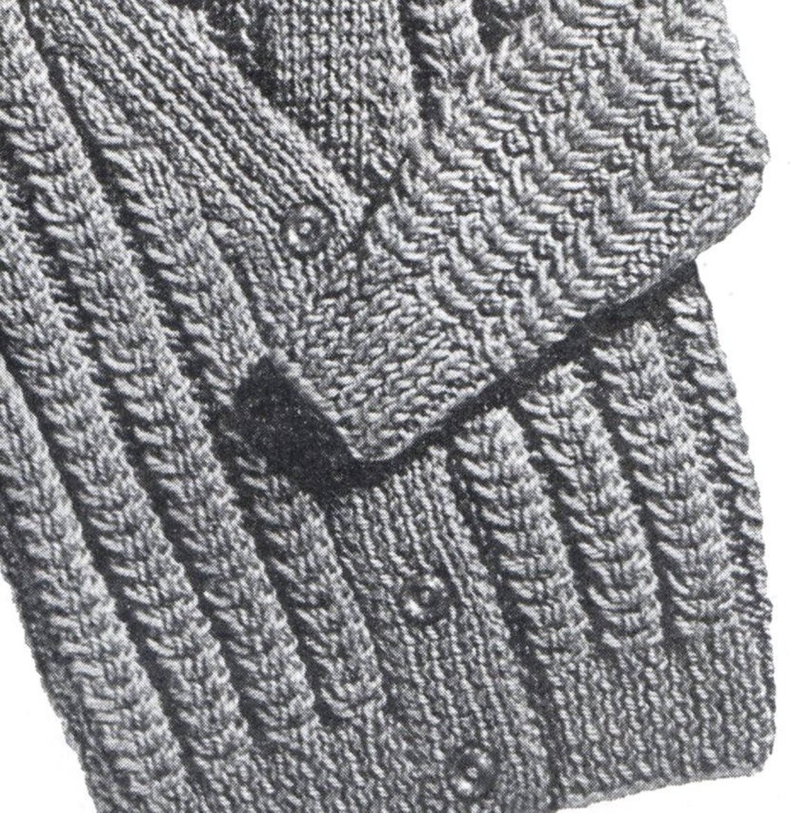 Post Free Pattern / Vintage Baby Knitting Pattern Raglan Etsy