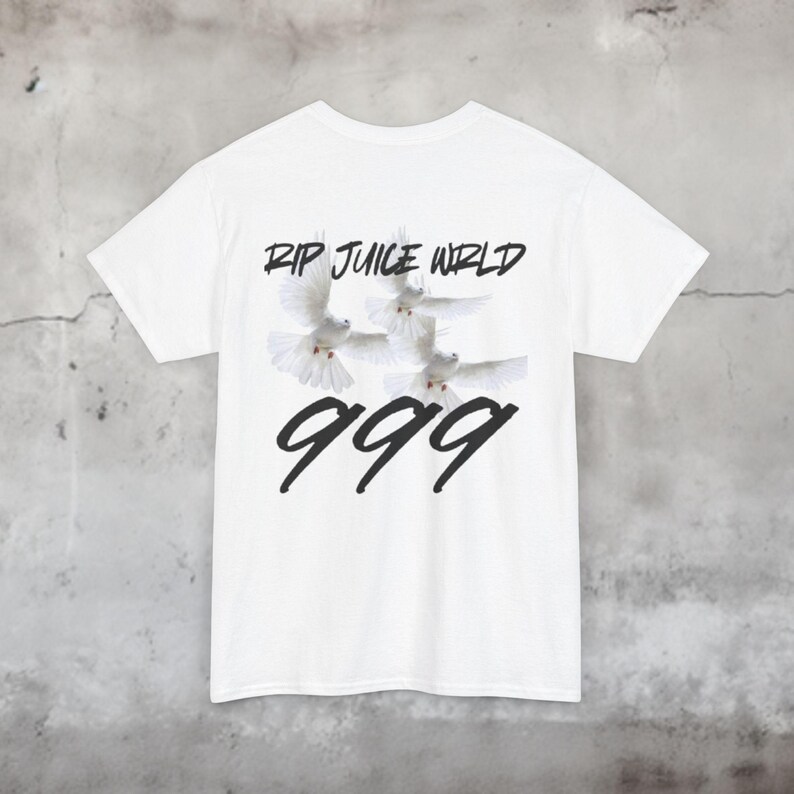 Juice WRLD RIP Doves White Shirt - Etsy
