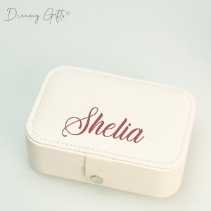 Personalized Jewelry Box, Jewelry Organizer, Accessories Case, Gift For Bridesmaid, Travel Jewelry Case, Necklace Storage Box, Gift For Her