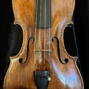 Violin attributed to Andrea Castagneri, 1749, Paris France in fine condition.