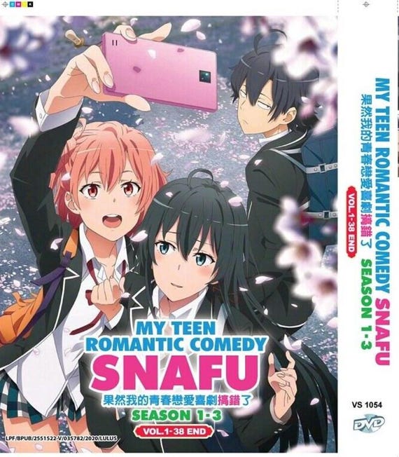 DVD My Teen Romantic Comedy Snafu Sea 1-3 Vol.1-38 END English