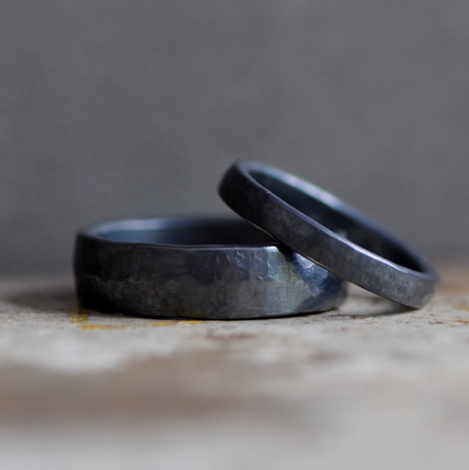 Simple Sterling Silver Ring Bands Silver Wedding Bands Custom Etsy UK