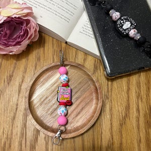 Busy Reading Smut | Beaded Kindle Strap, Kindle Grip | Silicone Accessories | Paperwhite, Basic, Colorsoft, Kobo, eReader, eBook | Bookish