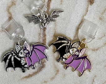 Bat skeleton | dust plug | phone charm | ereader charm | usb-c | lightning | cellphone | kindle dust plug | iphone dust plug | android charm