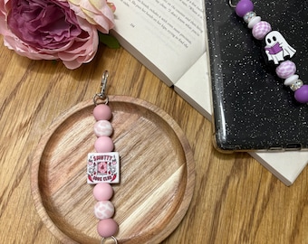 Smutty Book Club | Beaded Kindle Strap, Kindle Grip | Silicone Accessories | Paperwhite, Basic, Colorsoft, Kobo, eReader, eBook | Bookish